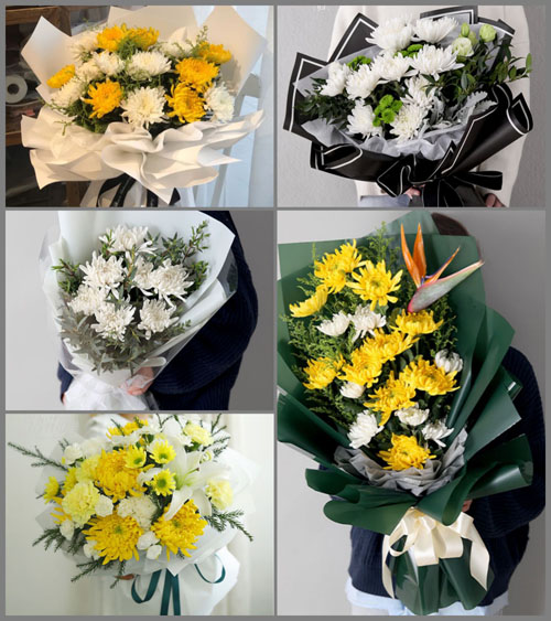 山东菏泽牡丹区马岭岗镇郭庄寨村白事花束代送